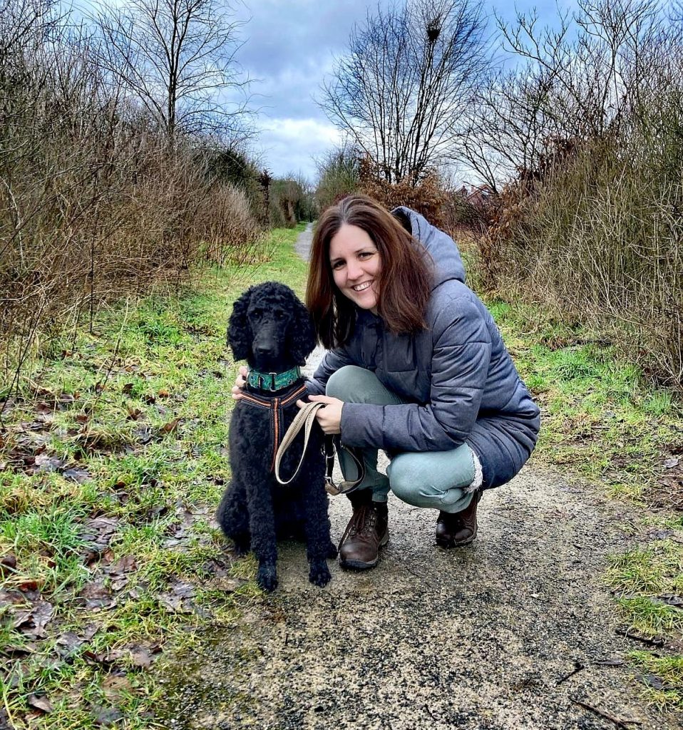 Frau und Hund